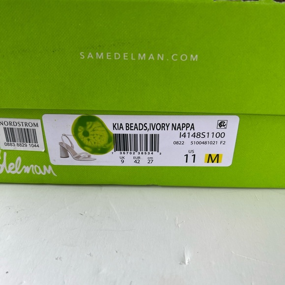 Sam Edelman New York Cuban Heel Strap Sandals KIA BEADS - Picture 8 of 8